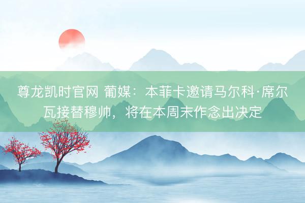 尊龙凯时官网 葡媒:本菲卡邀请马尔科·席尔瓦接替穆帅,将在本周末作念出决定