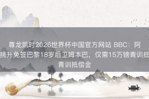 尊龙凯时2026世界杯中国官方网站 BBC：阿森纳挑升免签巴黎18岁后卫姆本巴，仅需15万镑青训抵偿金